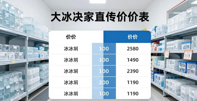 大冰块批发厂家怎么选？秦皇岛直供渠道靠谱吗