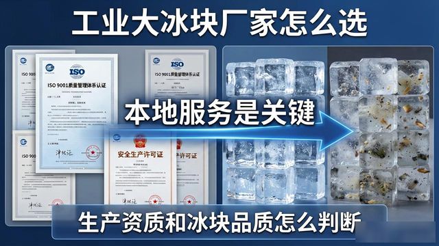 工业大冰块厂家怎么选？秦皇岛本地服务是关键